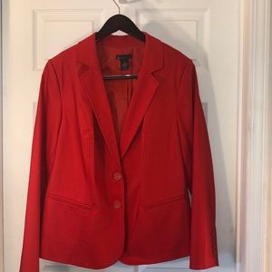 Lane Bryant 22 Red 2 Button Blazer
